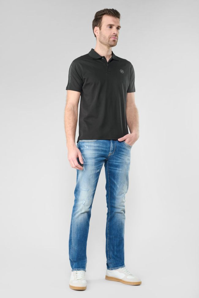 Poloshirt Clab in schwarz