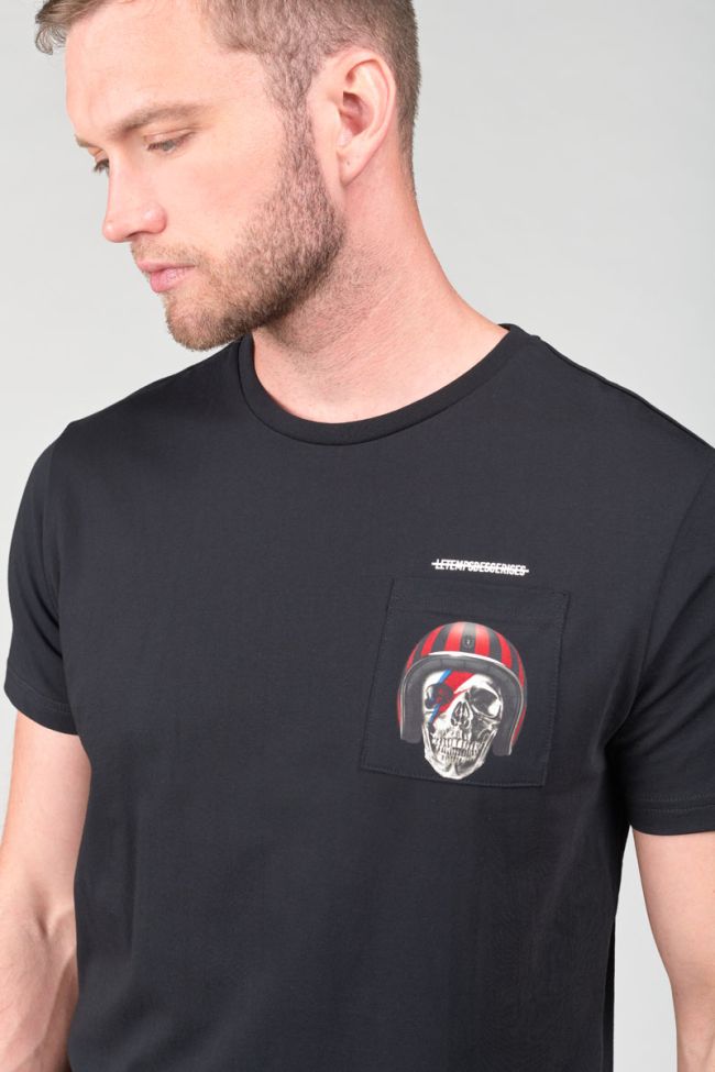 T-shirt Holt in schwarz