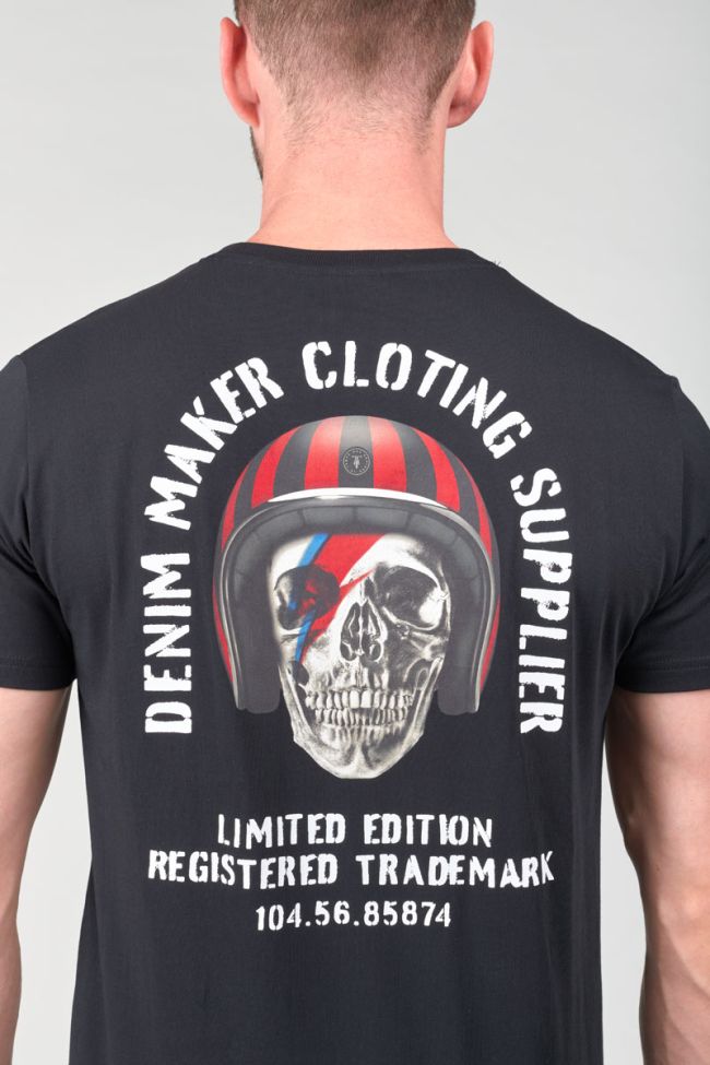 T-shirt Holt in schwarz