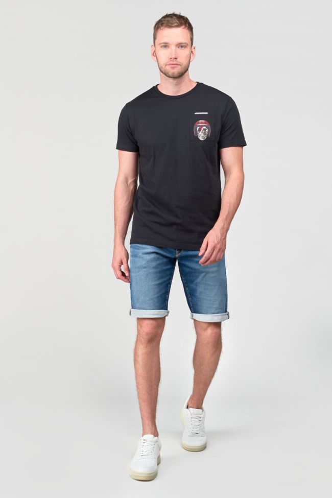 T-shirt Holt in schwarz