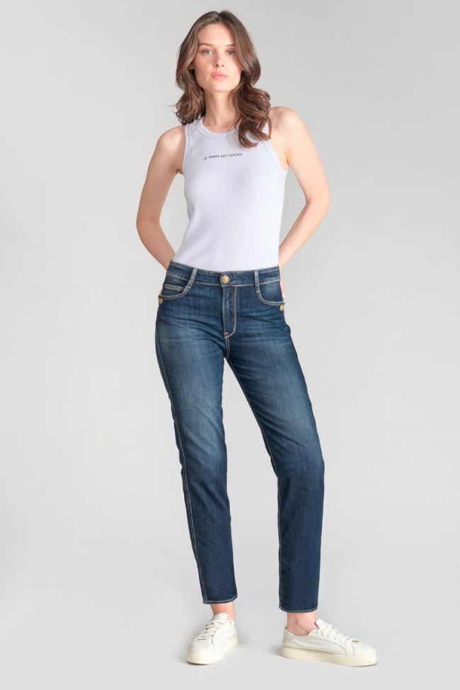 Jeans 400/18 mom Villard high waist 7/8 blau Nr.1