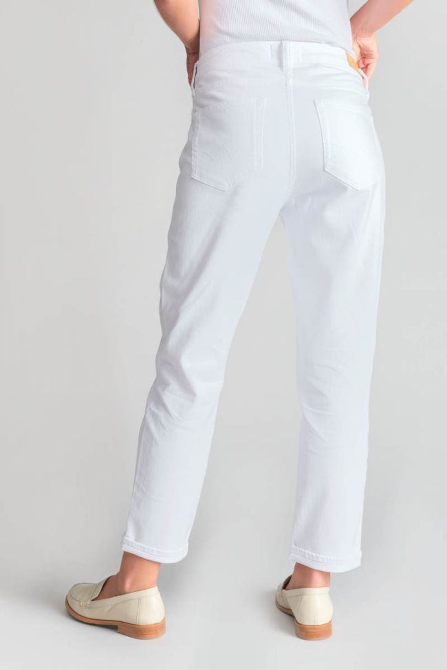 Jeans 400/60 girlfriend Thil high waist weiß 