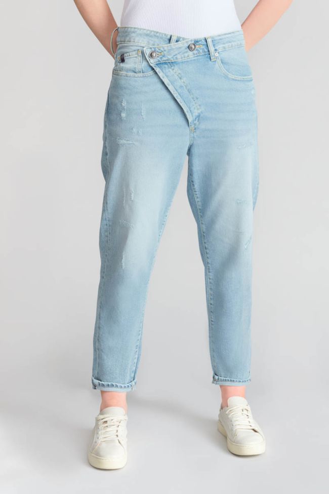 Jeans boyfit Cosy 7/8 destroy blau Nr.5