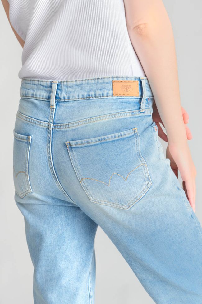 Jeans boyfit Cosy Pocket 7/8 destroy blau Nr.5