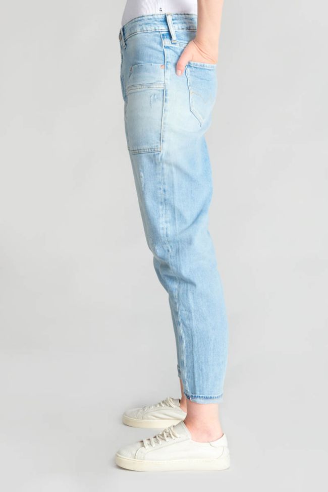 Jeans boyfit Cosy Pocket 7/8 destroy blau Nr.5