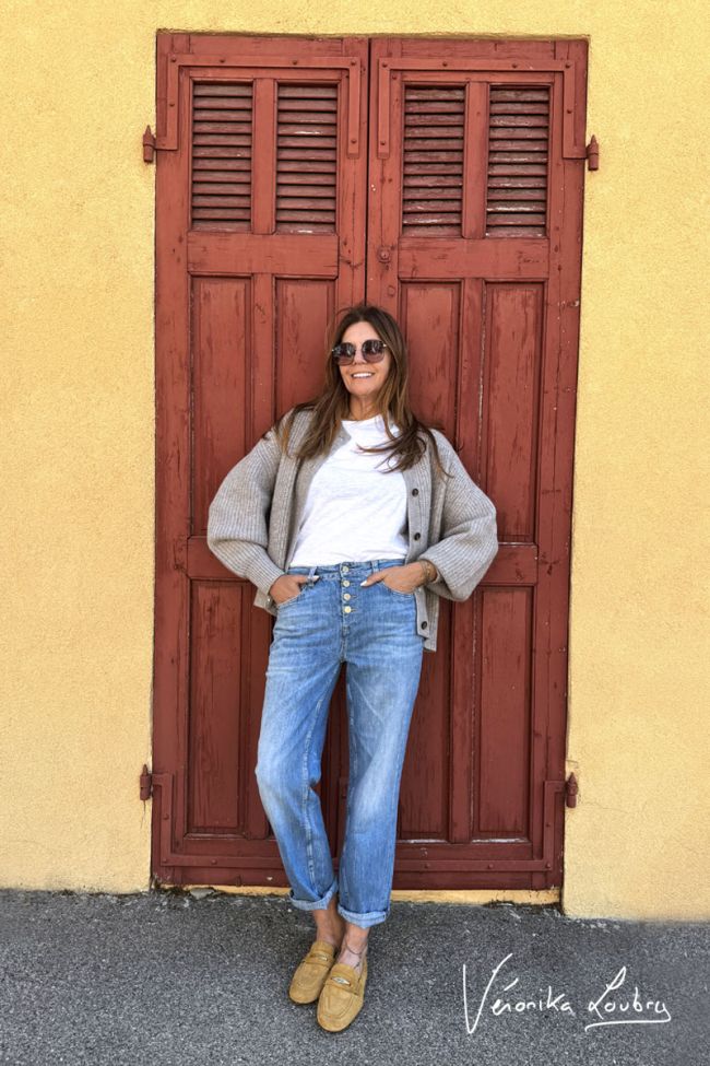 James 400/60 girlfriend by Véronika Loubry high-waisted jeans blau Nr.4