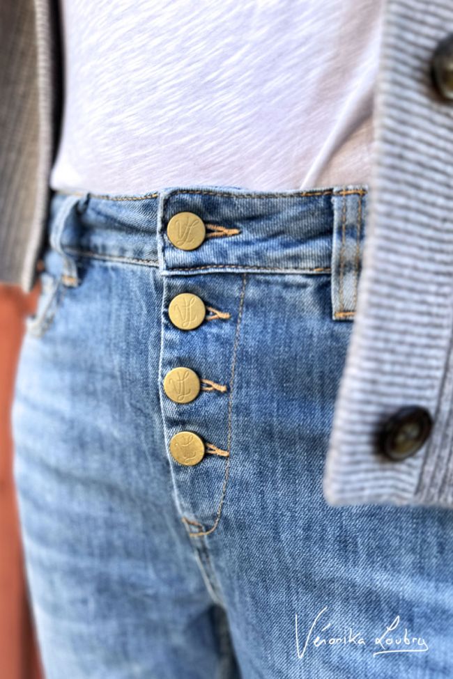 James 400/60 girlfriend by Véronika Loubry high-waisted jeans blau Nr.4