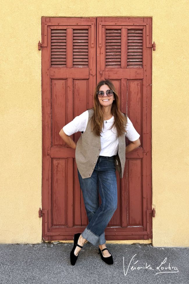 James 400/60 girlfriend by Véronika Loubry Jeans mit hoher Taille blau Nr. 2