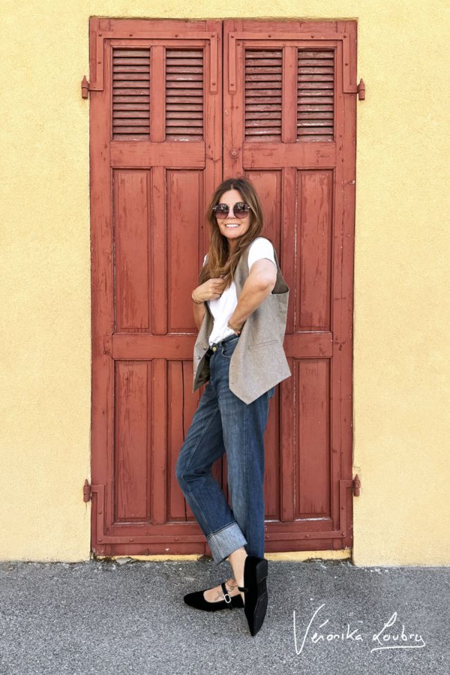 James 400/60 girlfriend by Véronika Loubry Jeans mit hoher Taille blau Nr. 2