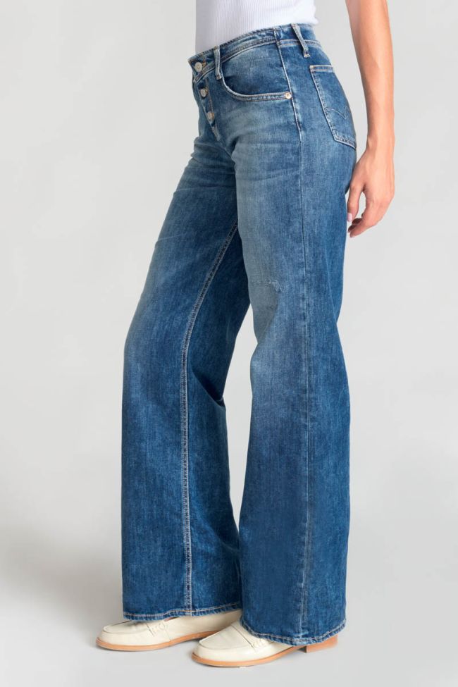Jeans wide leg Lauryn destroy blau Nr.3