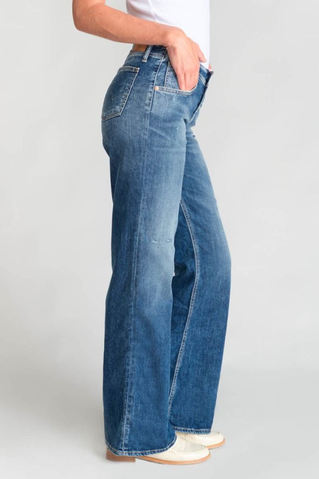 Jeans wide leg Lauryn destroy blau Nr.3