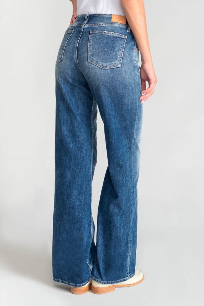 Jeans wide leg Lauryn destroy blau Nr.3