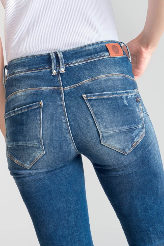 Jeans pulp slim Lem high waist 7/8 destroy blau Nr.2