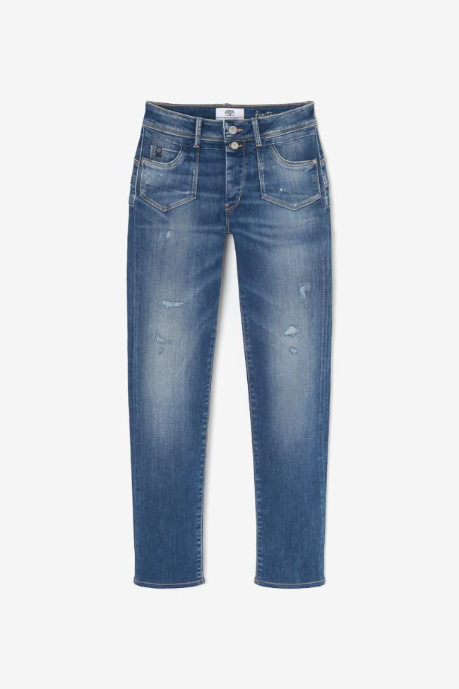 Jeans pulp slim Lem high waist 7/8 destroy blau Nr.2