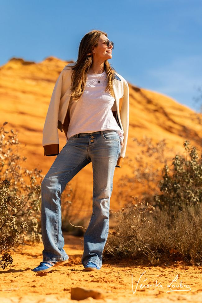 Patricia flare by Véronika Loubry blaue Jeans Nr. 4