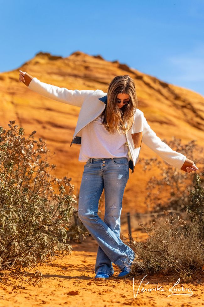 Patricia flare by Véronika Loubry blaue Jeans Nr. 4