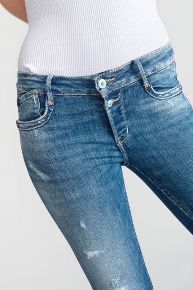 Jeans pulp slim Thais 7/8 destroy blau Nr.3