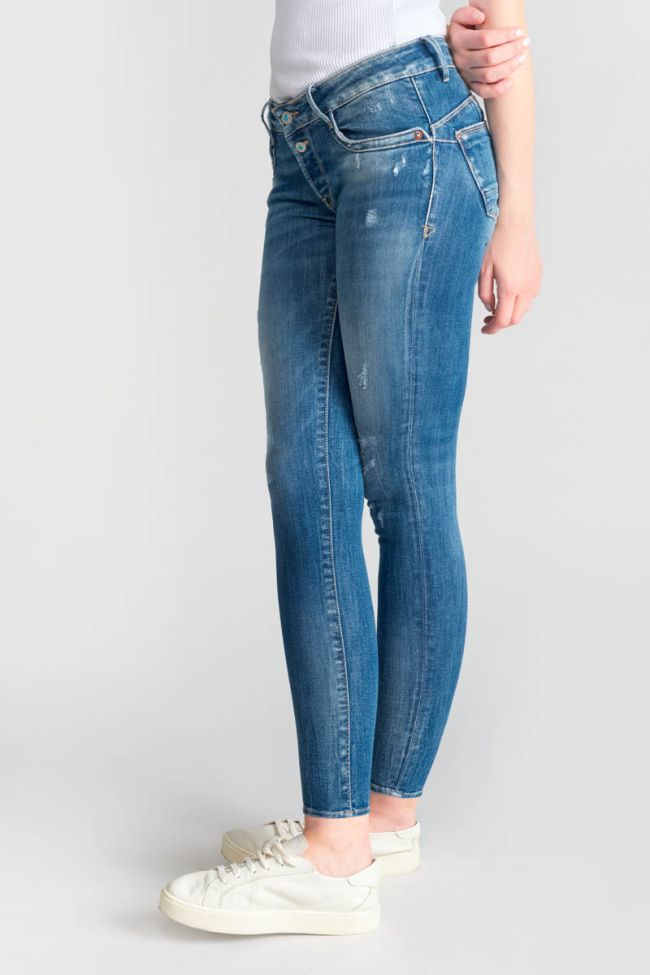 Jeans pulp slim Thais 7/8 destroy blau Nr.3
