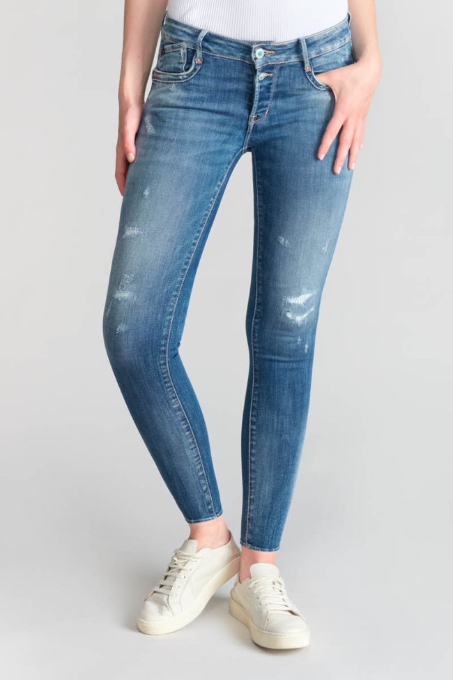 Jeans pulp slim Thais 7/8 destroy blau Nr.3