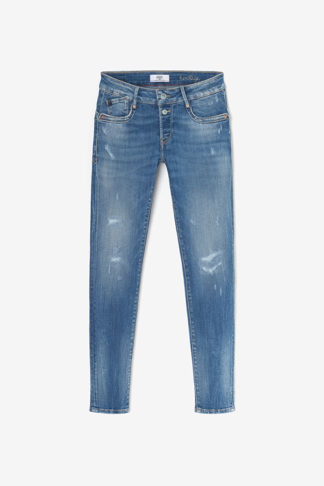 Jeans pulp slim Thais 7/8 destroy blau Nr.3