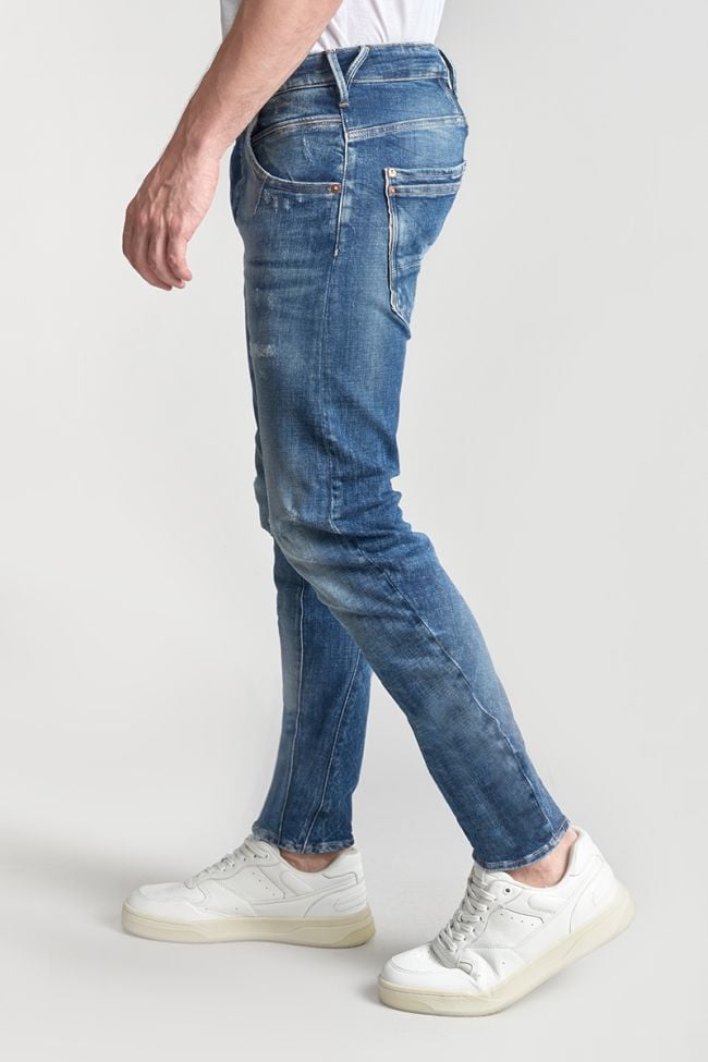 Jeans 900/03 tapered twisted Locarn destroy blau Nr.3
