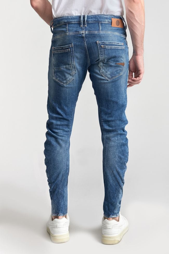 Jeans 900/03 tapered twisted Locarn destroy blau Nr.3