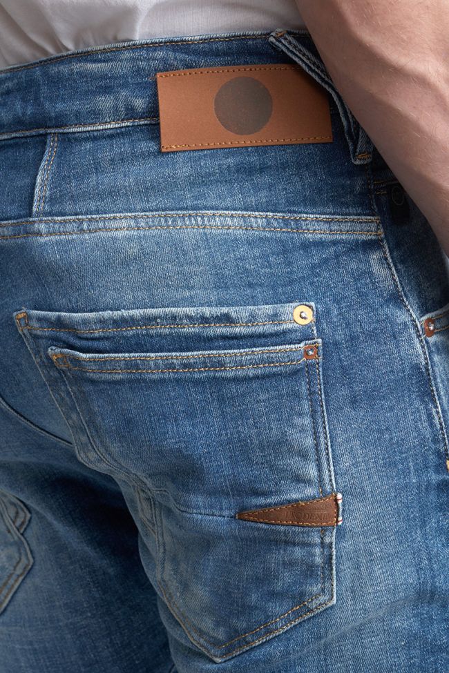 Jeans 900/03 tapered twisted Locarn destroy blau Nr.3