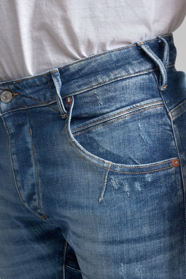 Jeans 900/03 tapered twisted Locarn destroy blau Nr.3