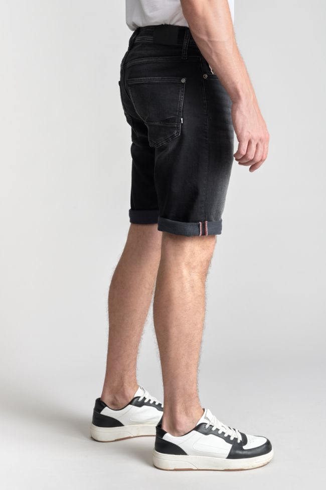 Bermuda-short Jogg in schwarz