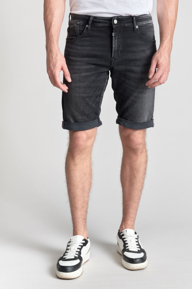 Bermuda-short Jogg in schwarz