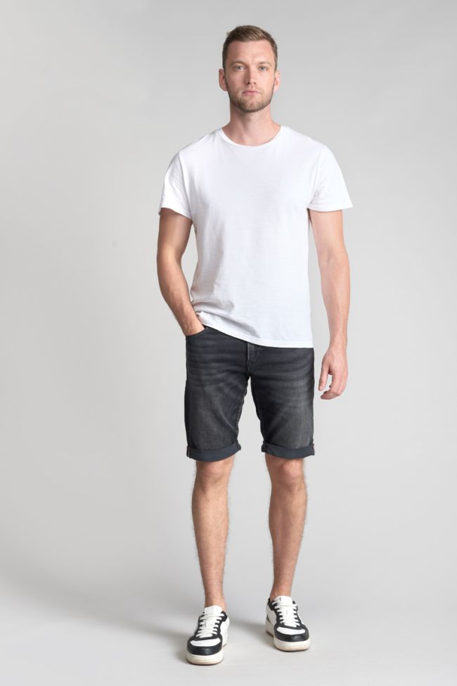 Bermuda-short Jogg in schwarz