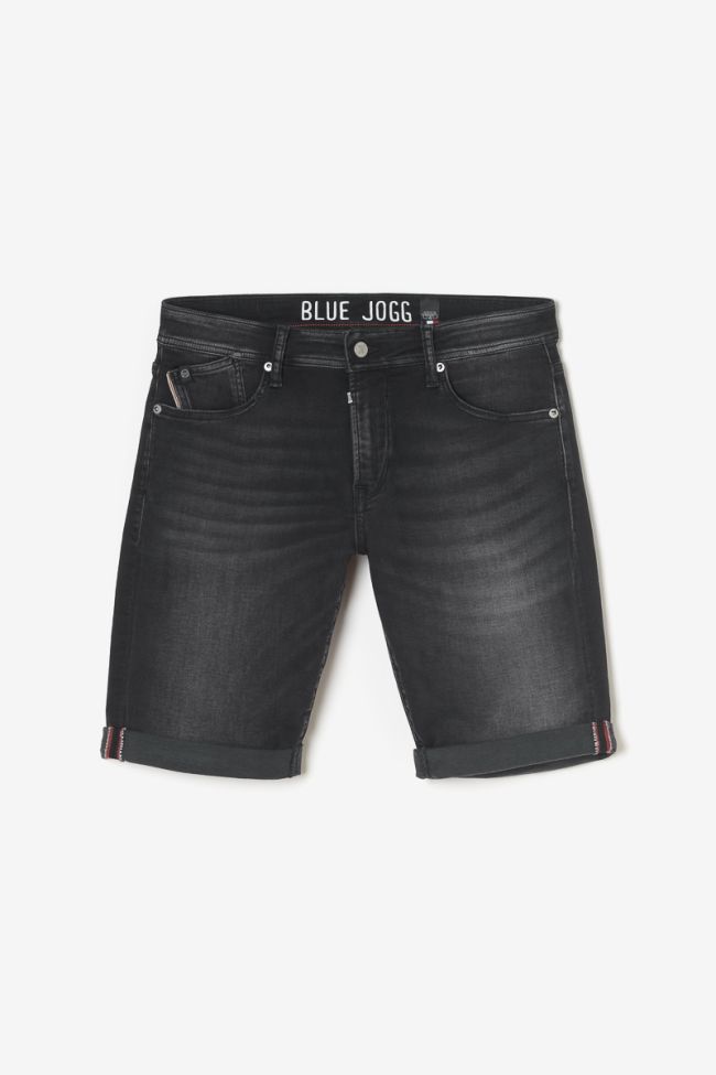 Bermuda-short Jogg in schwarz