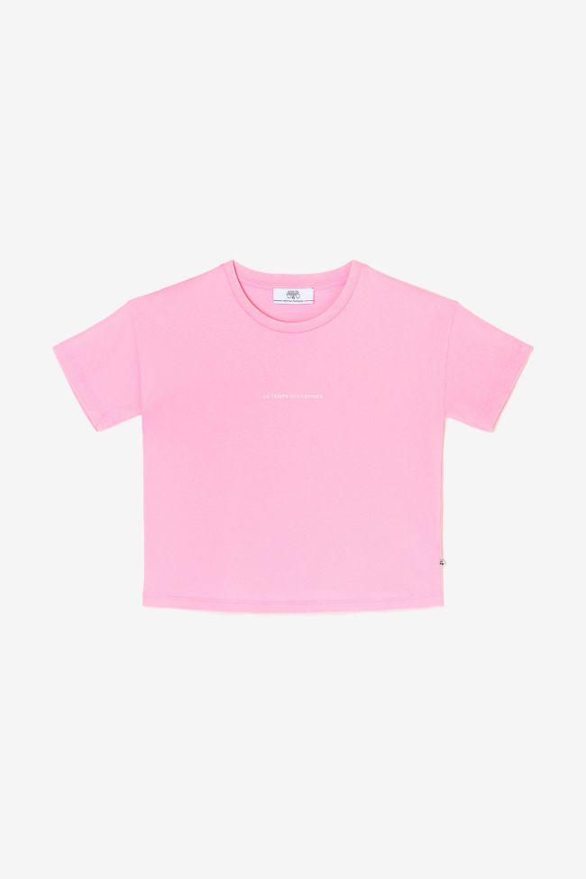 T-shirt Vinagi in rosa