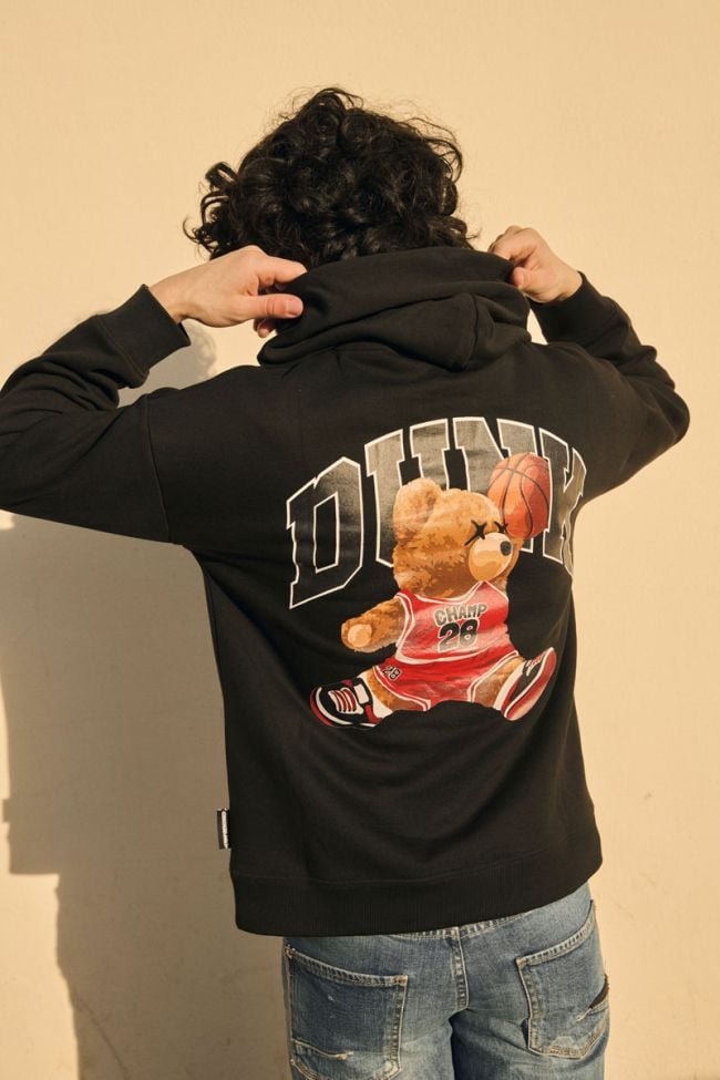 Kapuzen-sweatshirt Lorobo in schwarz