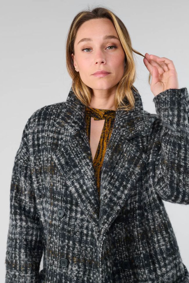 Mantel Aklys in schwarz