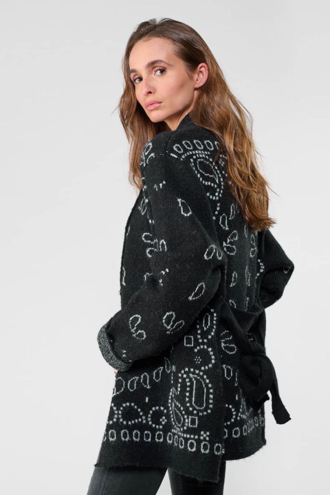 Cardigan Bao in schwarz