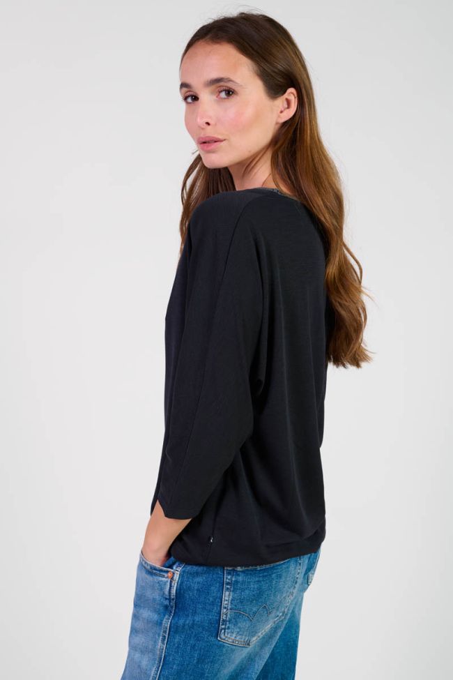 T-shirt Cepada in schwarz