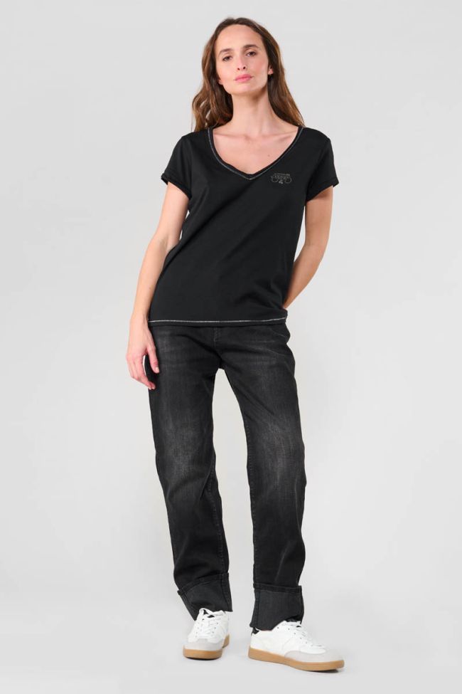 T-shirt Digori in schwarz