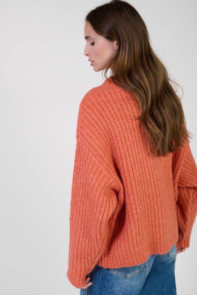 Pullover Flower in rot