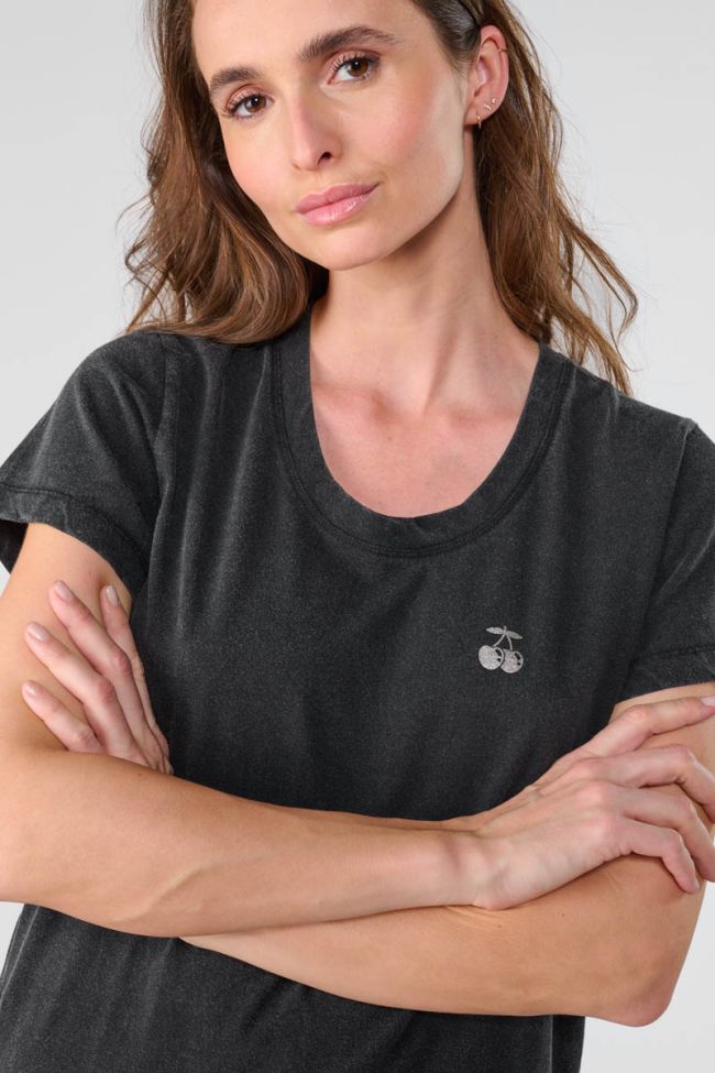 T-shirt Hagri in schwarz