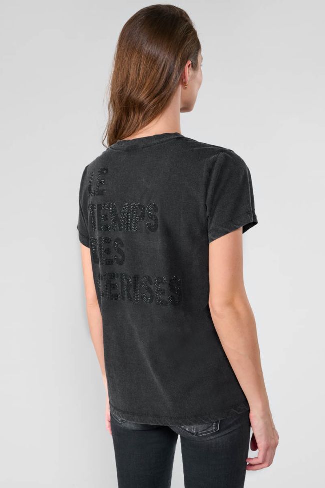 T-shirt Hagri in schwarz