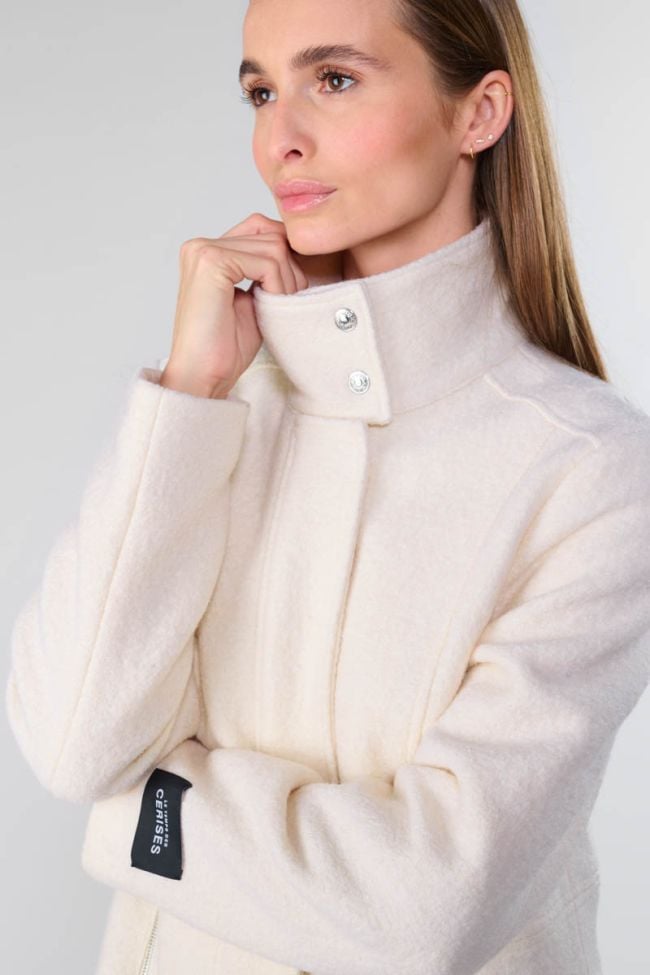 Mantel Kaplan in weiß