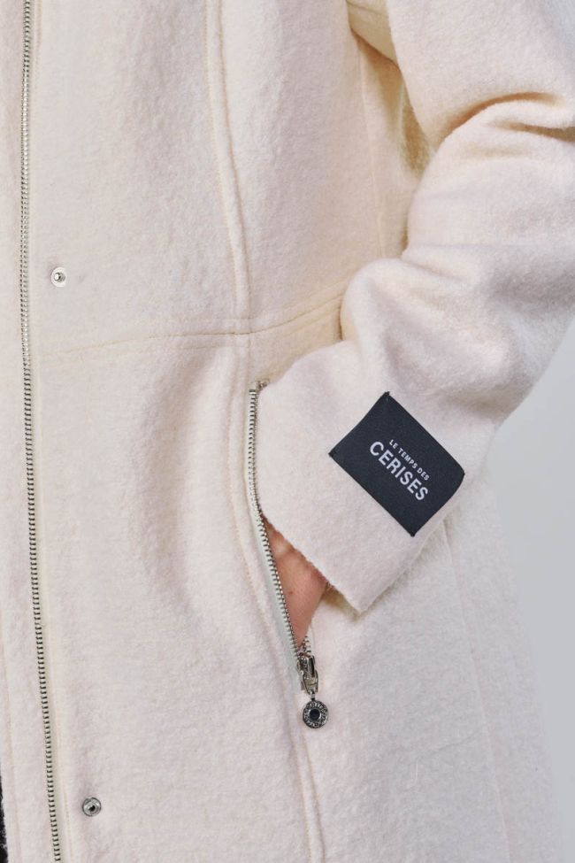 Mantel Kaplan in weiß