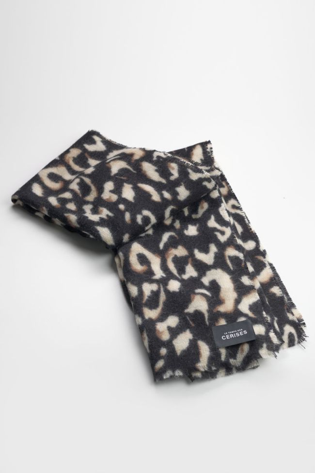 Schal Listero in schwarz