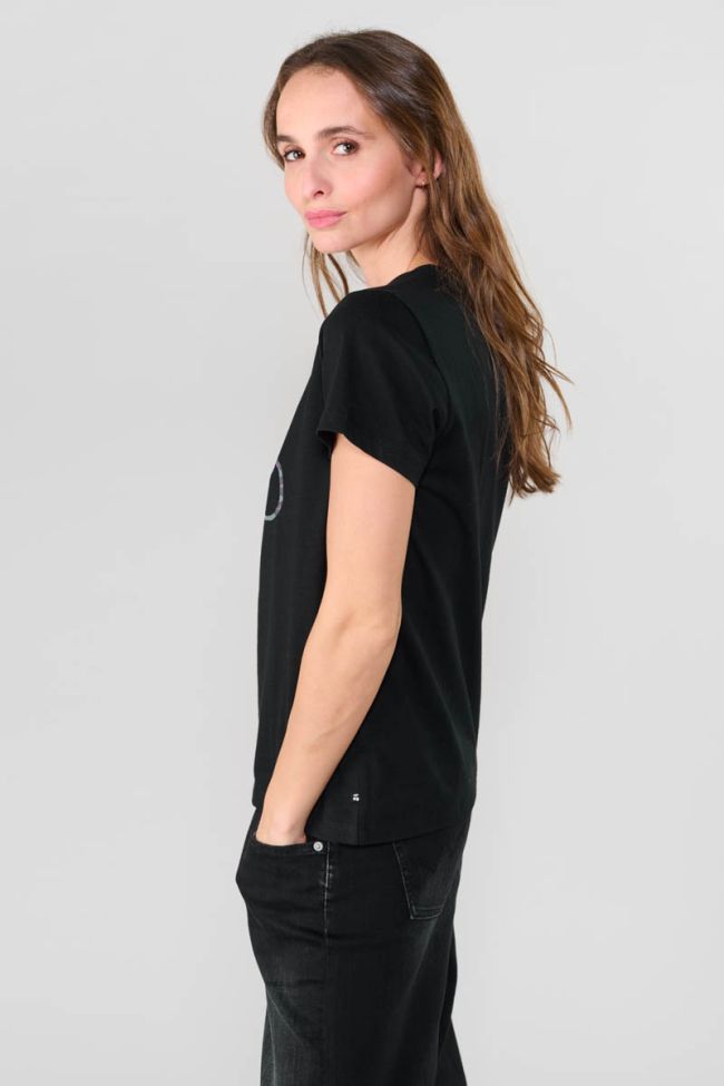 T-shirt Manet in schwarz