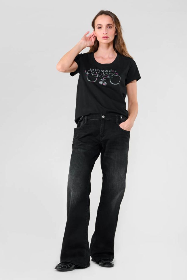 T-shirt Manet in schwarz