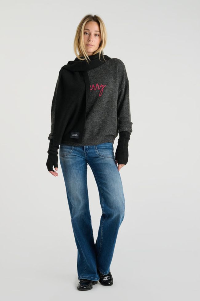 Schal Nieve in schwarz