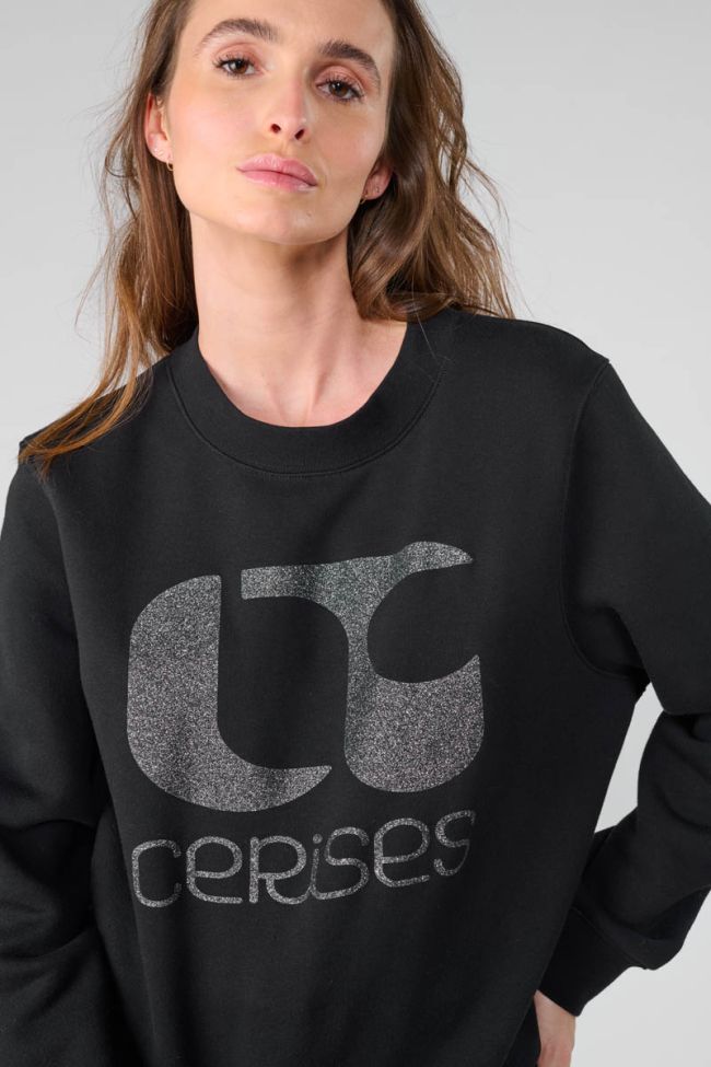 Sweatshirt Paolo in schwarz