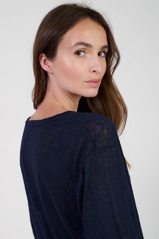 T-shirt Rondaan in blau