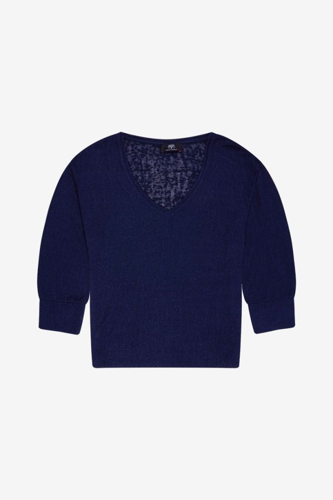 T-shirt Rondaan in blau